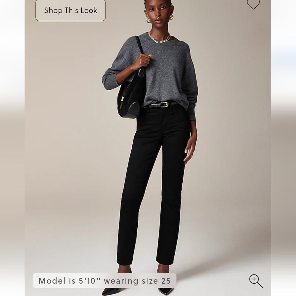 J Crew 03' Slim jean Size  24 NWT Black